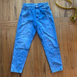 Zara High Rise Mom Jeans
